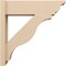 Ekena Millwork 8-in W x 28-in D x 28-in H Funston Trad Rough Cedar Woodgrain TimberThane Outlooker, Primed Tan OUTUR080X28X28FST04RCPR - alternate 5